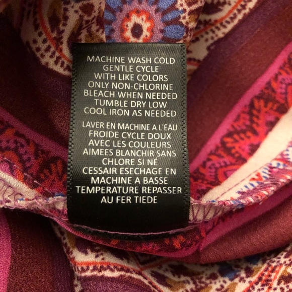 Label Rachel Roy NEW Boho V Neck Hi-Lo Tunic Tank Top Size Medium - Picture 5 of 5